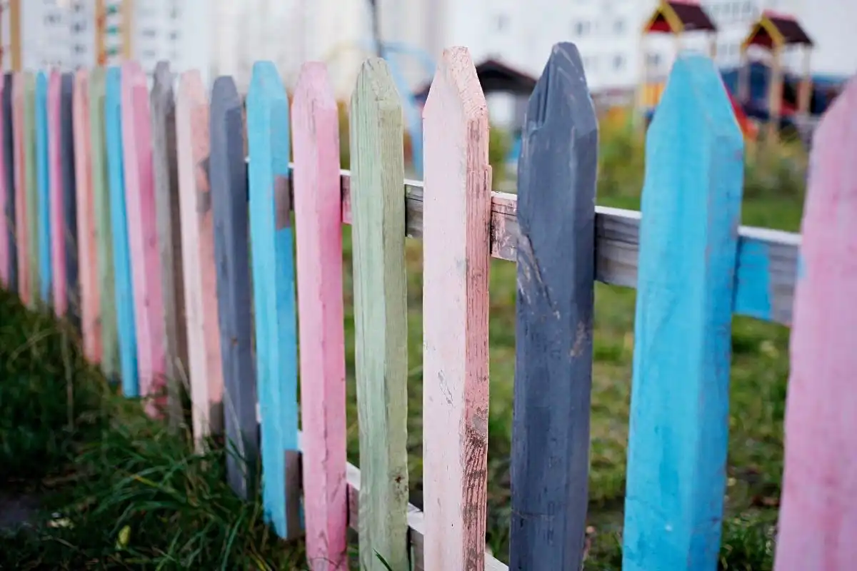 Colourful picket fence - Happy Mind Training Blog | How to Know Your Worth