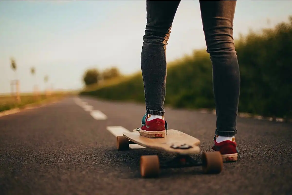 Person about to start skateboarding - Happy Mind Training Blog | How to Know Your Worth