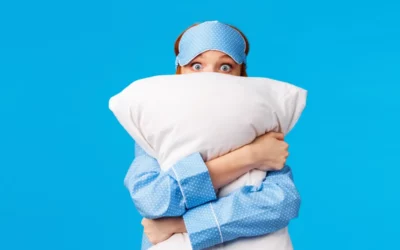 Happy Mind Training Blog | Sleepy Time - person holding a pillow